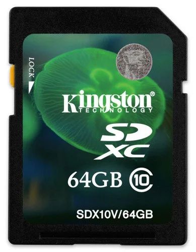 Лот: 4553659. Фото: 1. Карта памяти SDXC 64Gb Kingston... Карты памяти