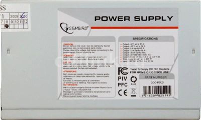 Лот: 11781187. Фото: 1. Блок питания 400W Gembird CCC-PSU3... Корпуса, блоки питания