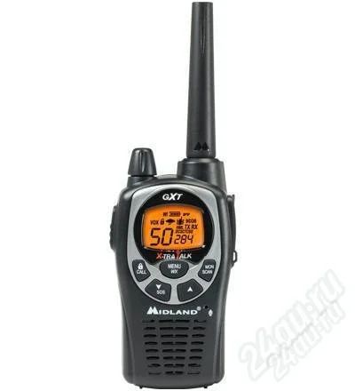 Лот: 848430. Фото: 1. Midland GXT1000 FRS/GMRS 2 шт... Рации, радиостанции