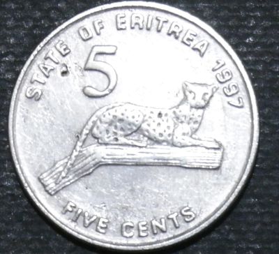 Лот: 11295978. Фото: 1. Экзотика с рубля (12796) Эритрея. Остальные страны