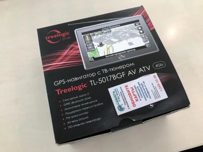 Лот: 9953073. Фото: 1. Treelogic GPS-навигатор с ТВ-тюнером... GPS-навигаторы