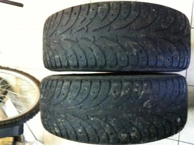 Лот: 1435388. Фото: 1. hankook winter ipike 205/55 R16... Шины