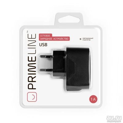 Лот: 8987399. Фото: 1. СЗУ-USB Prime Line 1A, 2304 Доставка... Зарядные устройства, блоки питания, адаптеры сетевые для смартфонов