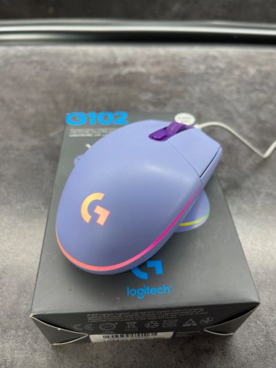 Лот: 19853994. Фото: 1. Игровая мышь Logitech G102 RGB. Клавиатуры и мыши
