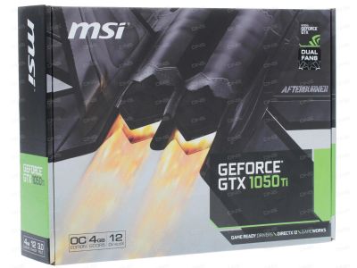 Лот: 17165456. Фото: 1. Видеокарта MSI GeForce GTX1050ti... Видеокарты