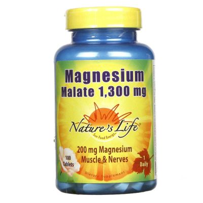 Лот: 14535612. Фото: 1. Nature's Life, Magnesium Malate... Спортивное питание, витамины