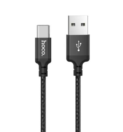Лот: 19893165. Фото: 1. Кабель USB - Type-C Hoco X14 черный... Дата-кабели, переходники