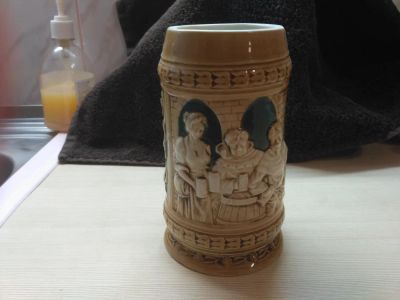 Лот: 8846804. Фото: 1. Пивная кружка керамическая. Кружки, стаканы, бокалы