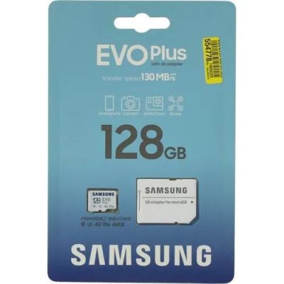 Лот: 24948909. Фото: 1. Карта памяти MicroSDXC 128Gb Samsung... Карты памяти