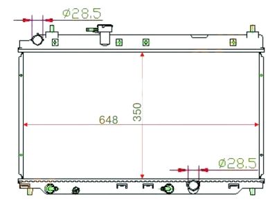Лот: 3737619. Фото: 1. Радиатор honda fit aria 1.5/1... Двигатель и элементы двигателя