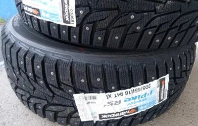 Лот: 14547581. Фото: 1. Шины Hankook W419 i Pike RS 205... Шины