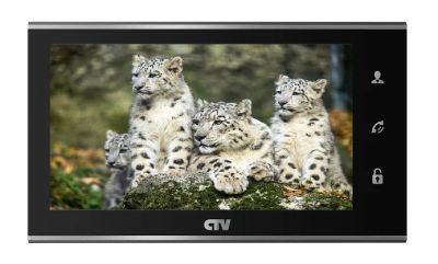 Лот: 4319571. Фото: 1. CTV-M2702MD "Черный" Цветной монитор... Домофонные системы