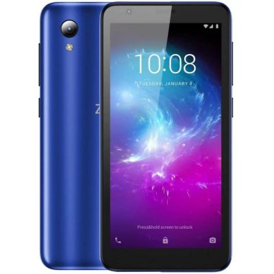Лот: 13934236. Фото: 1. Смартфон ZTE Blade L8 синий. Смартфоны