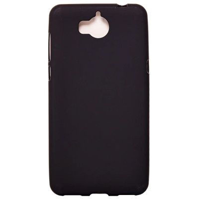 Лот: 11074366. Фото: 1. Чехол Huawei Y5 2017 (black) Бесплатная... Чехлы, бамперы