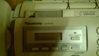 Лот: 6987434. Фото: 1. Продам факс Panasonic KX-FP218RU... Факсы, автоответчики