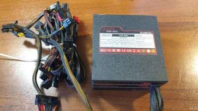 Лот: 17325876. Фото: 1. Блок питания Chieftec Power Smart... Корпуса, блоки питания