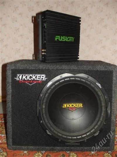Лот: 1427486. Фото: 1. Корпусной пассивный сабвуфер Kicker... Другое (аудиотехника)
