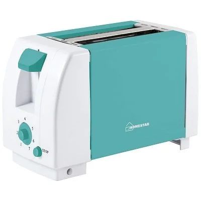 Лот: 12912805. Фото: 1. Тостер HOMESTAR HS-2002, бирюзовый. Кухонная
