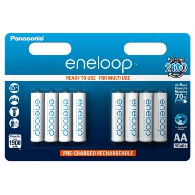 Лот: 7289609. Фото: 1. аккумулятор Panasonic HR6 AA 1900mAh... Батарейки, аккумуляторы, элементы питания