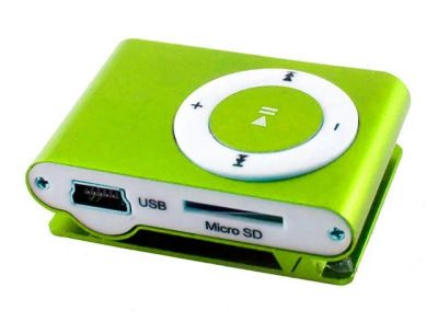 Лот: 3491410. Фото: 1. MP3 плеер JHC-2112, зеленый. Плееры
