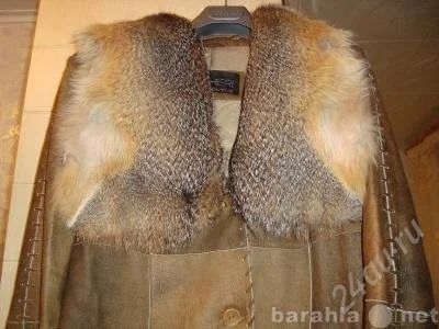 Лот: 997372. Фото: 1. Кожаный женский плащ,с мехом-48-50размер... Верхняя одежда
