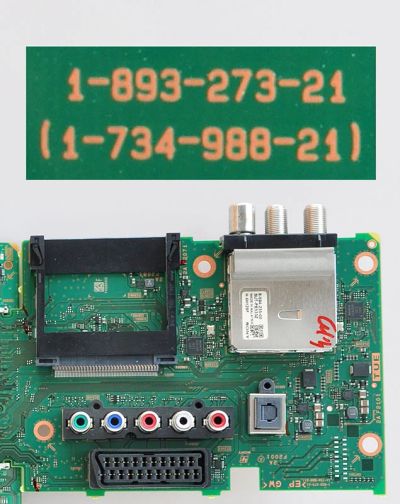 Лот: 7397388. Фото: 1. Тюнер 1-893-273-21 тв.Сони KD-65X8505B. Печатные платы