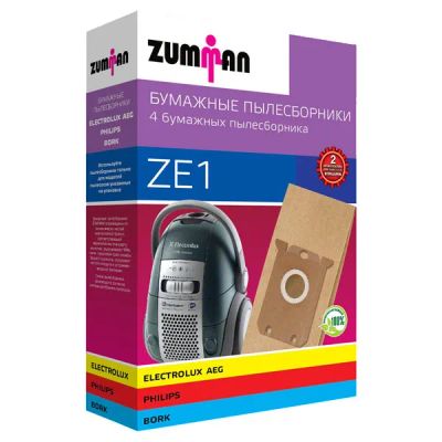 Лот: 24526249. Фото: 1. Пылесборники Zumman ZE 1. Пылесосы, паровые швабры
