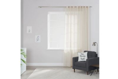 Лот: 24839117. Фото: 1. Тюль на люверсах MICASA Febo. Шторы, тюль