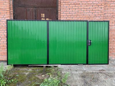 Лот: 20285698. Фото: 1. Ворота распашные. Ворота, заборы, шлагбаумы
