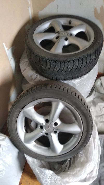 Лот: 14132817. Фото: 1. Колеса mercedes R17 5x112. Шины на дисках