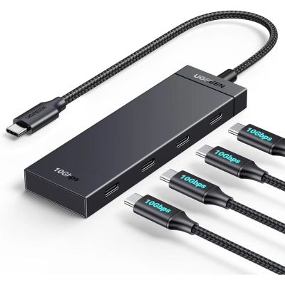 Лот: 25415657. Фото: 1. Хаб-USB UGREEN CM806 (55334) 5-в-1... USB-флеш карты