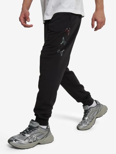 Лот: 25112385. Фото: 1. Брюки мужские PUMA, Черный. Спортивные брюки, штаны