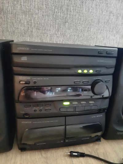 Лот: 20553085. Фото: 1. Kenwood(aux,радио)Читайте описание. Музыкальные центры, магнитолы