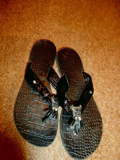 Лот: 4807096. Фото: 1. Кожаные шлепки. Шлепанцы, сланцы