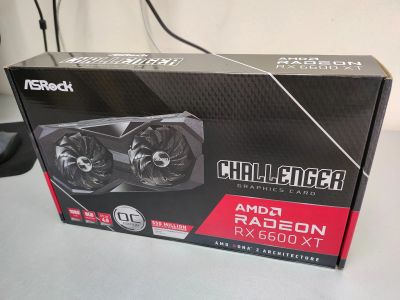 Лот: 19183700. Фото: 1. Видеокарта ASRock AMD Radeon RX... Видеокарты