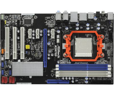 Лот: 21218110. Фото: 1. Материнская плата ASRock M3N78D... Материнские платы