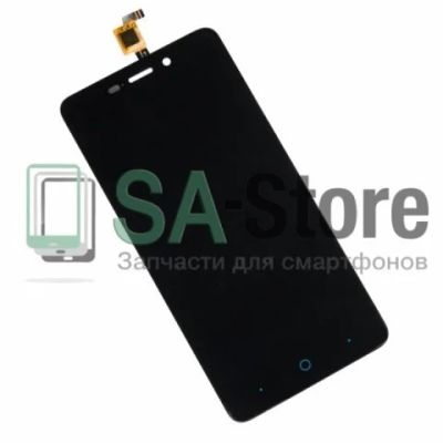 Лот: 10111202. Фото: 1. Тачскрин Zte Blade X3 Черный... Дисплеи, дисплейные модули, тачскрины