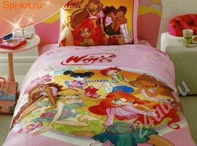 Лот: 545667. Фото: 1. Комплект постельного белья «Winx... Постельное бельё