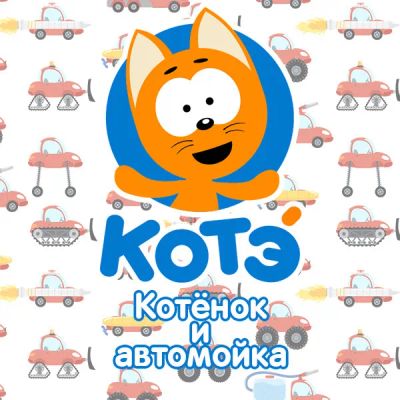 Лот: 24430863. Фото: 1. Котенок и автомойка. Видеозаписи, фильмы