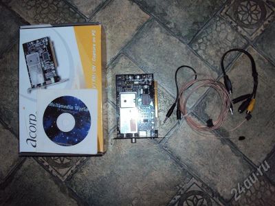 Лот: 590485. Фото: 1. TV тюнер Acorp TV134F. ТВ-тюнеры и карты захвата
