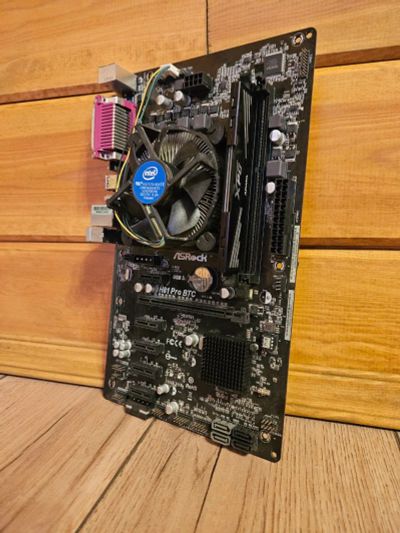 Лот: 20318807. Фото: 1. Комплект Asrock H81 Pro BTC... Комплекты запчастей
