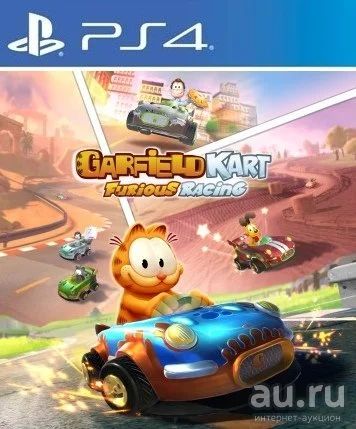 Лот: 16515236. Фото: 1. Garfield Kart Furious Racing... Игры для консолей