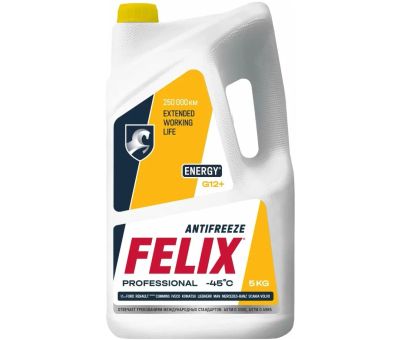 Лот: 19699400. Фото: 1. Антифриз Felix Energy G12+ Желтый... Масла, жидкости