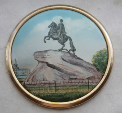 Лот: 9825946. Фото: 1. Пано, плакетка "Медный всадник... Предметы интерьера и быта