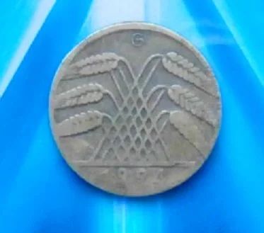 Лот: 16387740. Фото: 1. Германия 10 рентенпфеннигов 1924... Германия и Австрия