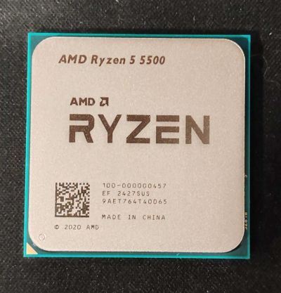 Лот: 24932347. Фото: 1. Процессор AMD Ryzen 5 5500 AM4... Процессоры