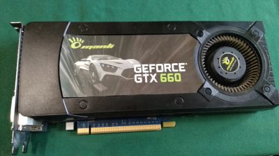 Лот: 11855192. Фото: 1. видеокарта Manli GTX 660 2 GB. Видеокарты