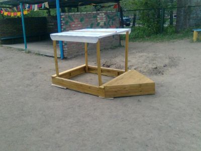 Лот: 4044414. Фото: 1. песочница детская деревянная разборная... Игровые домики, палатки