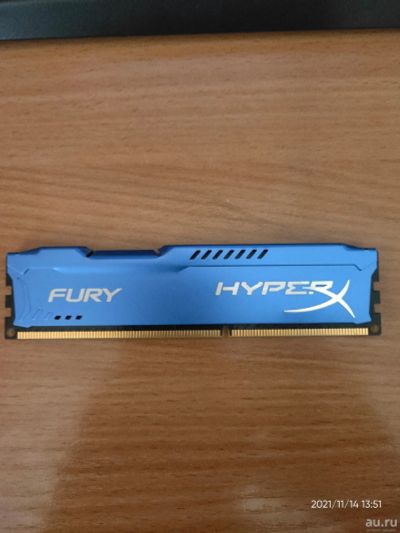 Лот: 18289301. Фото: 1. DDR3 4Gb Kingston Hyperx HX313C9F... Оперативная память