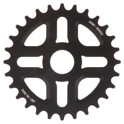 Лот: 4658115. Фото: 1. Звезда KINK Static 28T (BMX) black. Запчасти